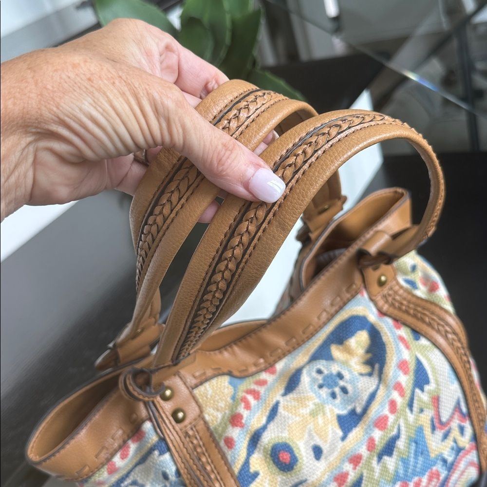 Fossil, genuine, leather, colorful canvas, should… - image 7